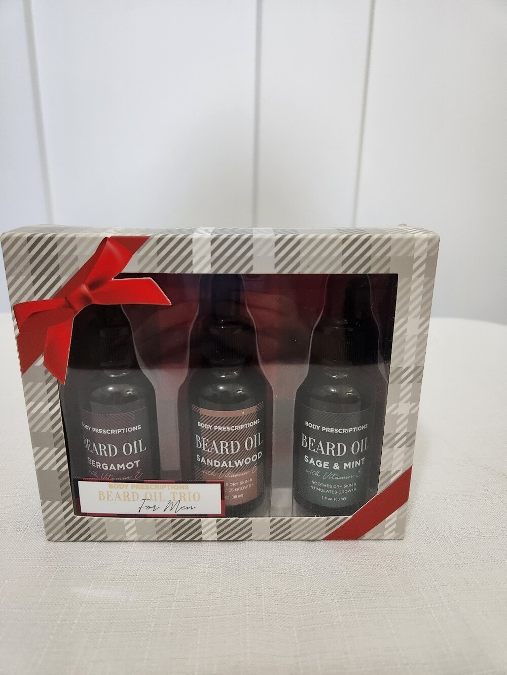 Body Prescriptions Beard Oil Trio.